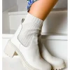 Femme Reqins Bottines^-Bottines Dita Cuir Graine
