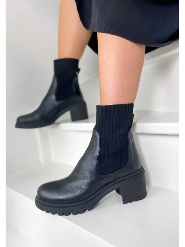 Femme Reqins Bottines^-Bottines Dita Cuir Graine