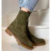 Femme Reqins Bottines^-Bottines Dusky Peau Kaki