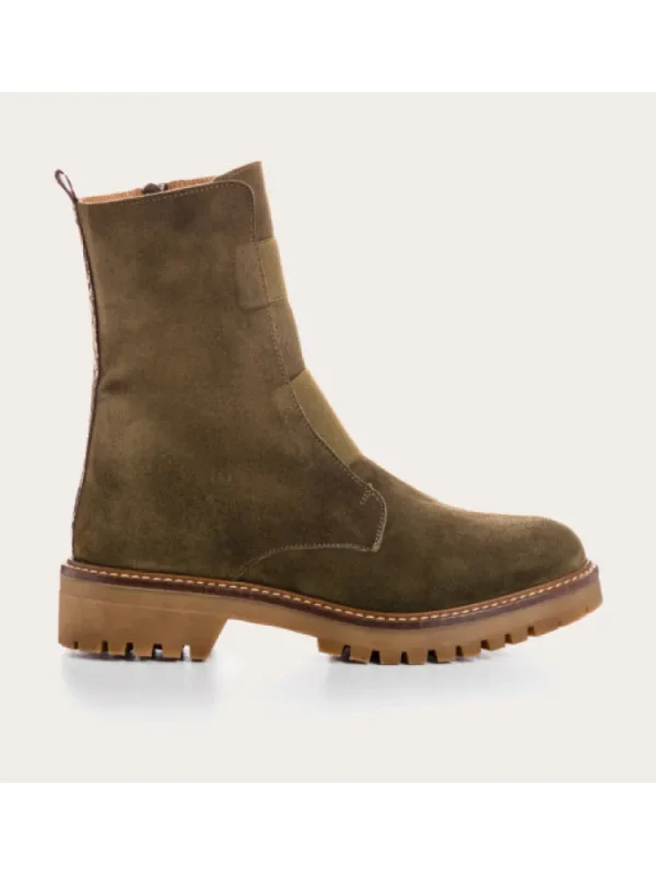 Femme Reqins Bottines^-Bottines Dusky Peau Kaki