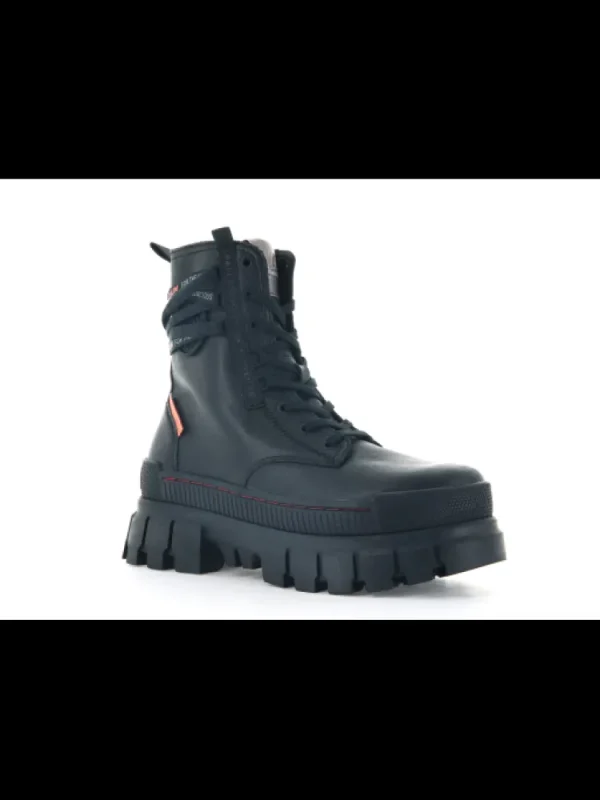 Femme Palladium Bottines^Revolt Boot Leather Black-