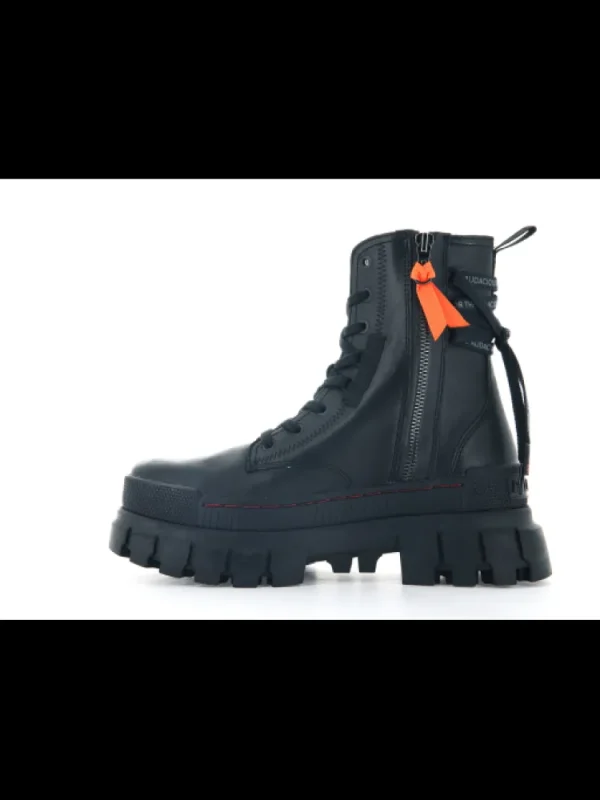Femme Palladium Bottines^Revolt Boot Leather Black-