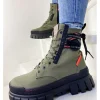 Femme Palladium Bottines^Revolt Boot Tx Olive-