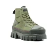 Femme Palladium Bottines^Revolt Hi Army Olive-