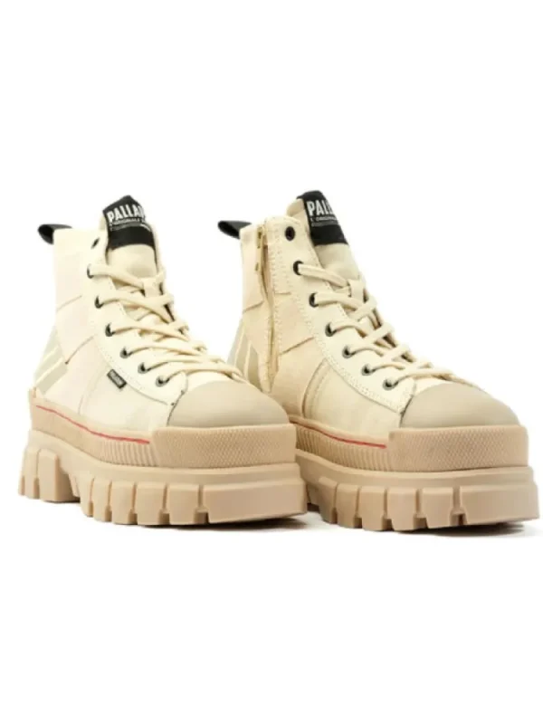 Femme Palladium Bottines^Revolt Hi Army Sahara-