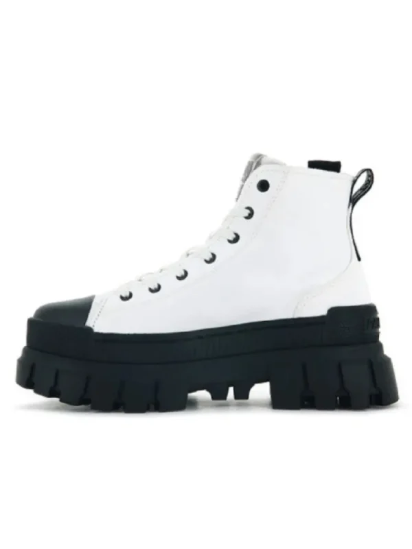 Femme Palladium Bottines^Revolt Hi Tx Star White-