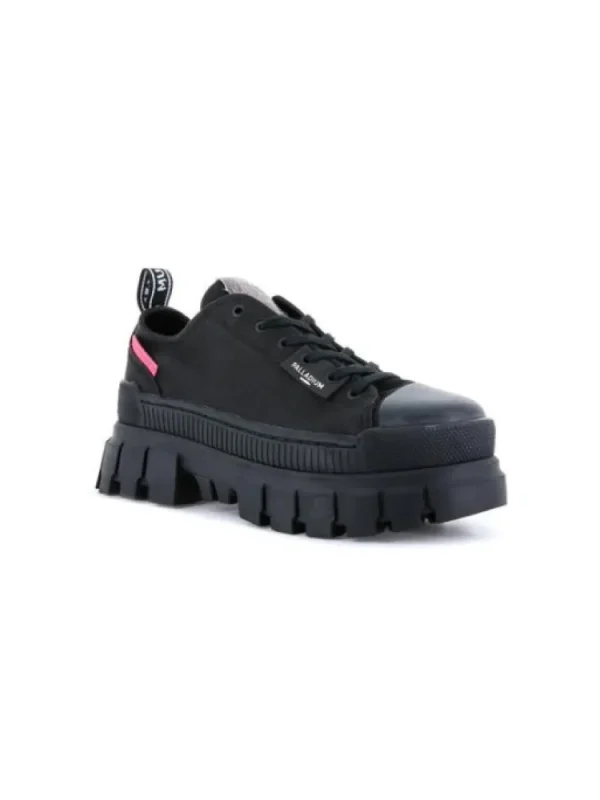 Femme Palladium Baskets^Revolt Lo Tx Black-