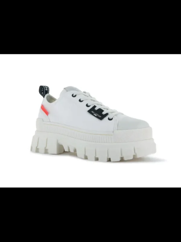 Femme Palladium Baskets^Revolt Lo Tx Star White-