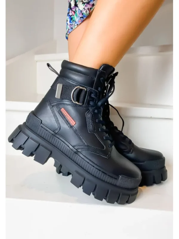 Femme Palladium Bottines^Revolt Sport Ranger Black-