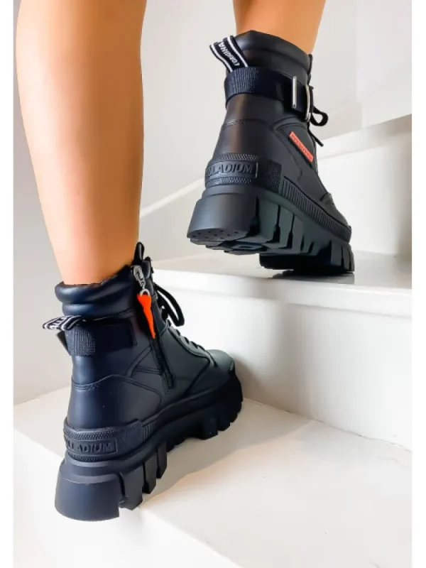 Femme Palladium Bottines^Revolt Sport Ranger Black-