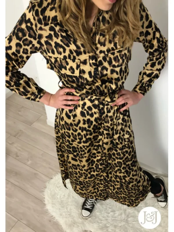 Femme * Robes^Robe Chemise Leopard "Mexico"