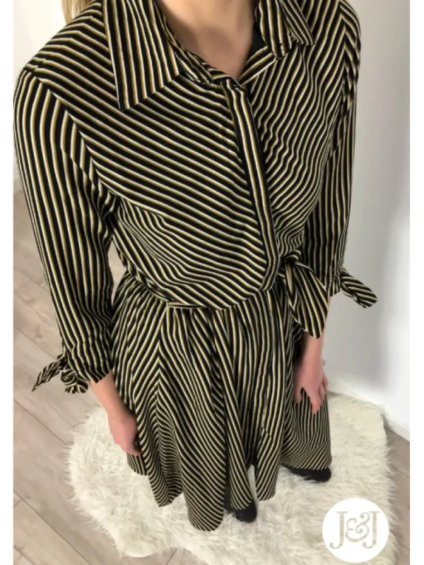 Femme * Robes^Robe Longue A Rayures "Madrid"