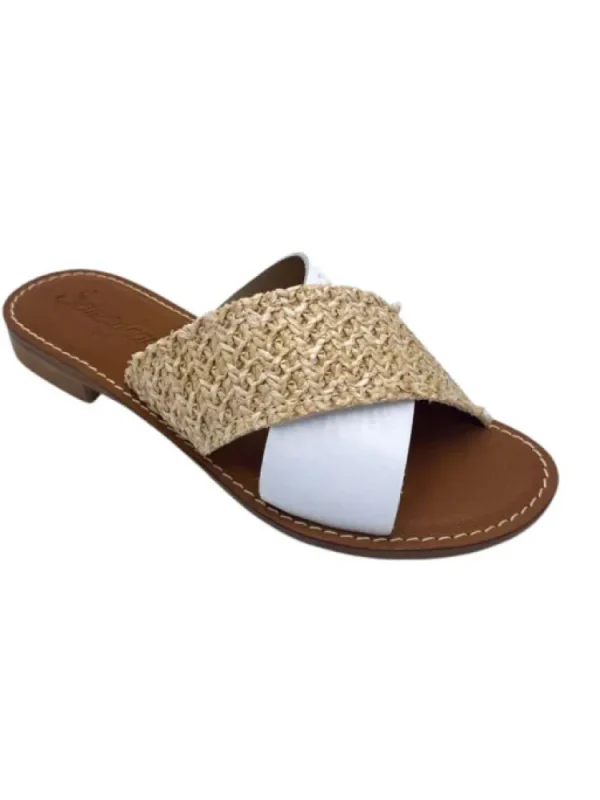 Femme Semerdjian Sandales & Nu-Pieds^Sandales Avena Blanc/Ecru-