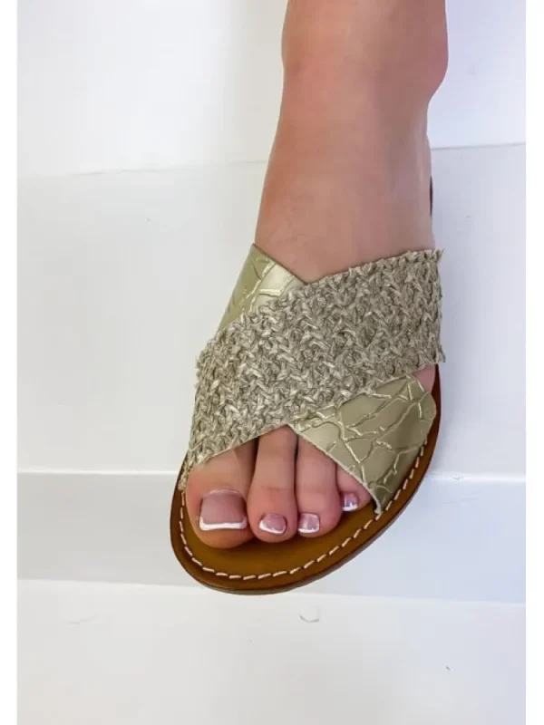 Femme Semerdjian Sandales & Nu-Pieds^Sandales Avena Dorees-