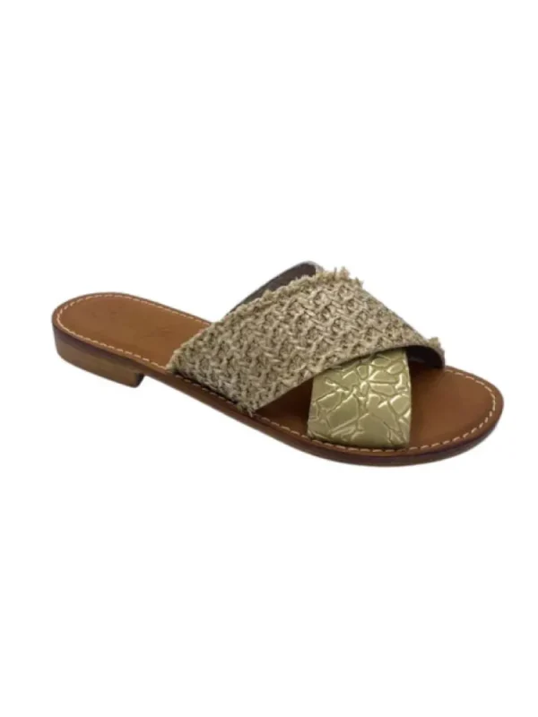 Femme Semerdjian Sandales & Nu-Pieds^Sandales Avena Dorees-