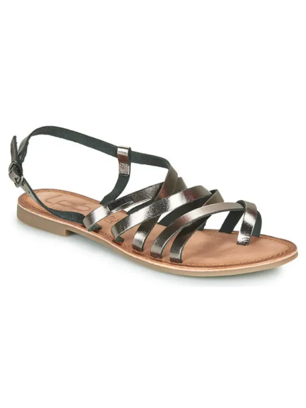 Femme Les Petites Bombes - LPB Sandales & Nu-Pieds^Sandales Cuir Brenda Plomb-Les Petites Bombes