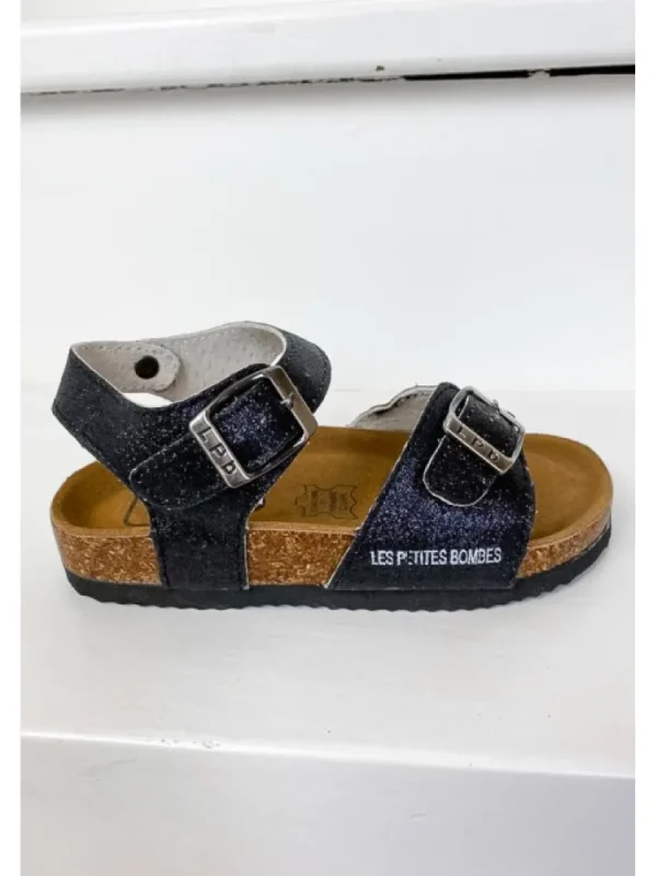 Enfants Les Petites Bombes - LPB Sandales & Nu-Pieds^Sandales Enfant Rosette Glitter-Les Petites Bombes
