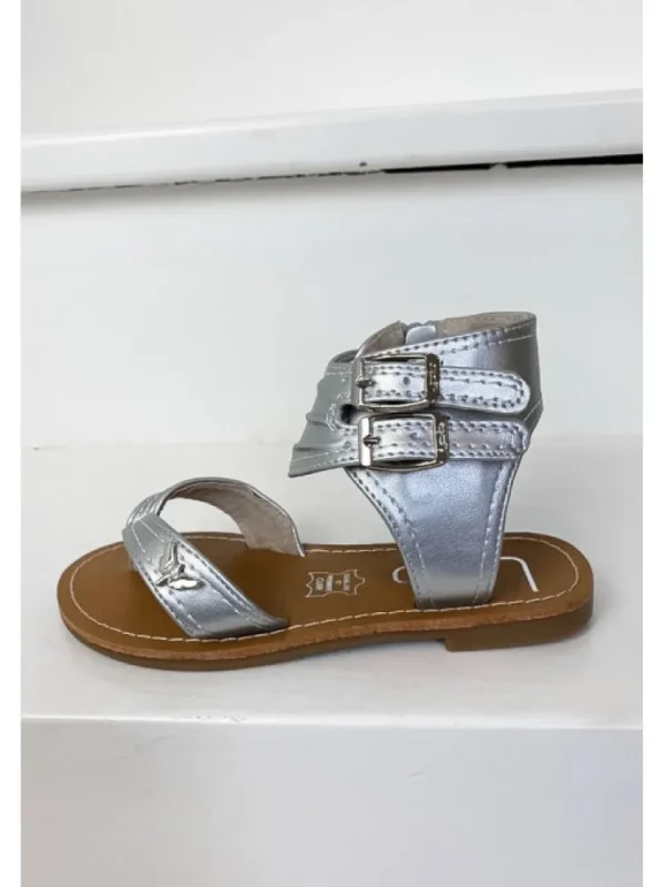 Enfants Les Petites Bombes - LPB Sandales & Nu-Pieds^Sandales Enfant Valentine Argent Metal-Les Petites Bombes