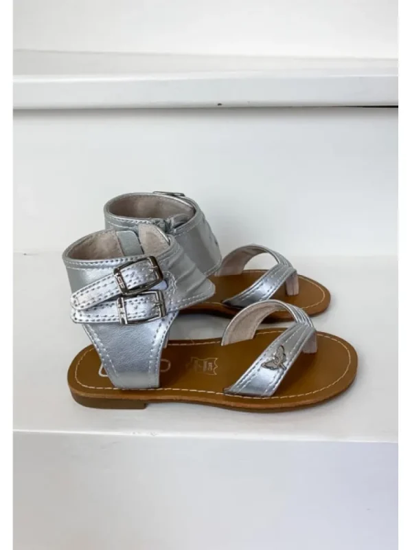 Enfants Les Petites Bombes - LPB Sandales & Nu-Pieds^Sandales Enfant Valentine Argent Metal-Les Petites Bombes