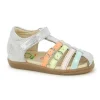 Enfants Shoo pom Sandales & Nu-Pieds^Sandales Fille Pika Spart Argent/Multi-