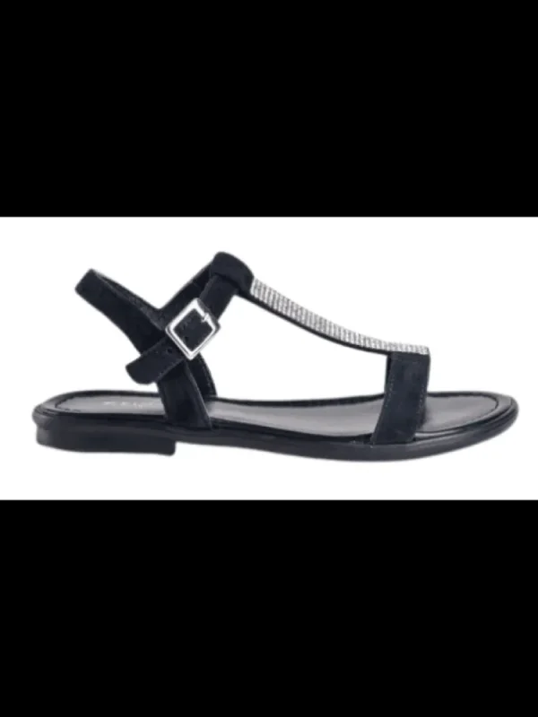 Enfants Reqins Sandales & Nu-Pieds^Sandales Fille Tilssi Peau Marine-
