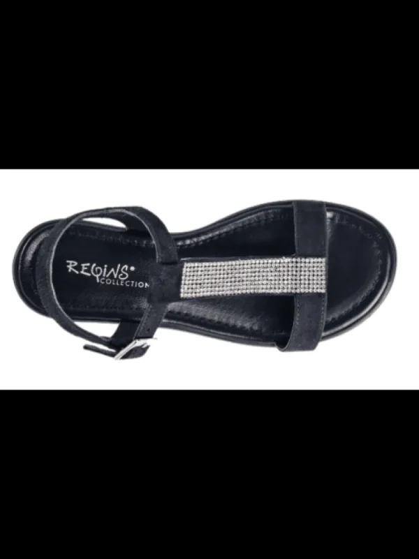 Enfants Reqins Sandales & Nu-Pieds^Sandales Fille Tilssi Peau Marine-