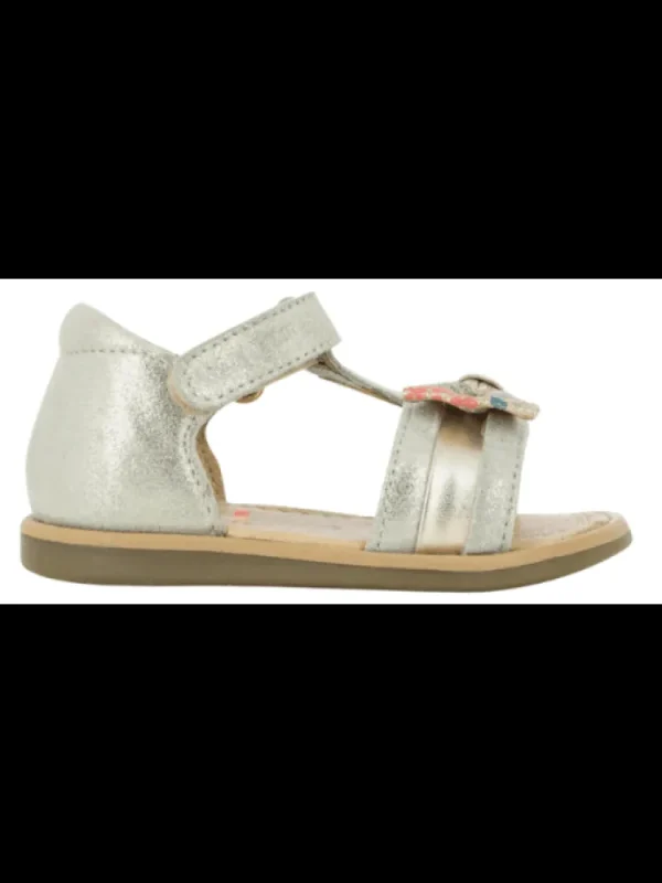 Enfants Shoo pom Bottes & Bottines^Sandales Fille Tity New Knot Platine-