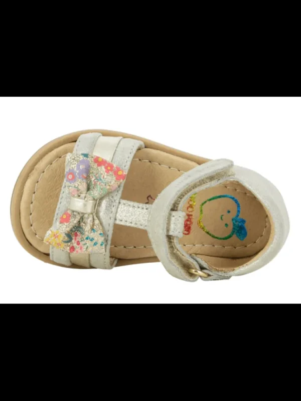 Enfants Shoo pom Bottes & Bottines^Sandales Fille Tity New Knot Platine-