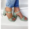Femme Semerdjian Sandales & Nu-Pieds^Sandales M682M4 Vertes-