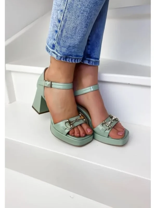 Femme Semerdjian Sandales & Nu-Pieds^Sandales M682M4 Vertes-
