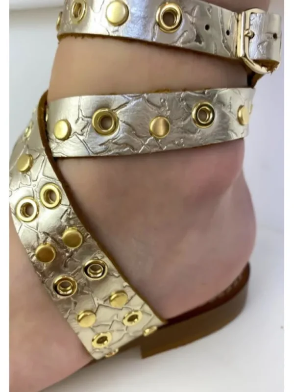 Femme Semerdjian Sandales & Nu-Pieds^Sandales Mora Doree-