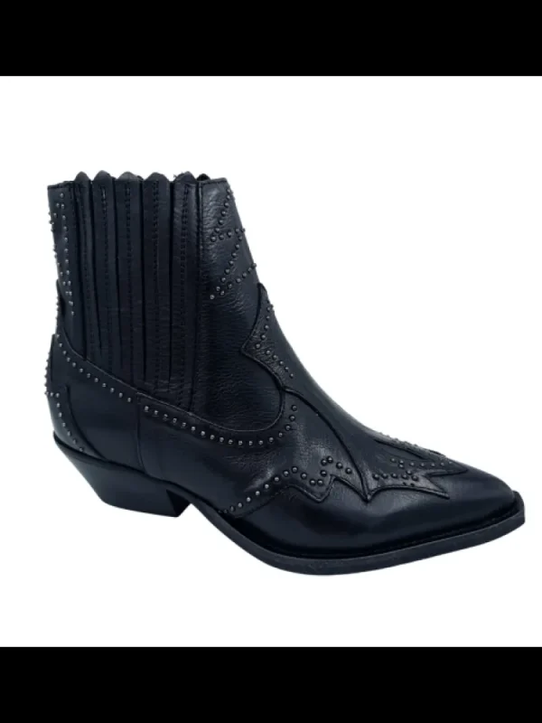 Femme Semerdjian Bottines^Santiag Er753 Gange Nero-