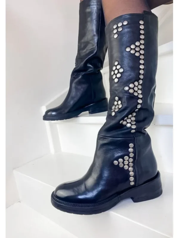 Femme Semerdjian Bottes^-Bottes F659K2 Africa Nero