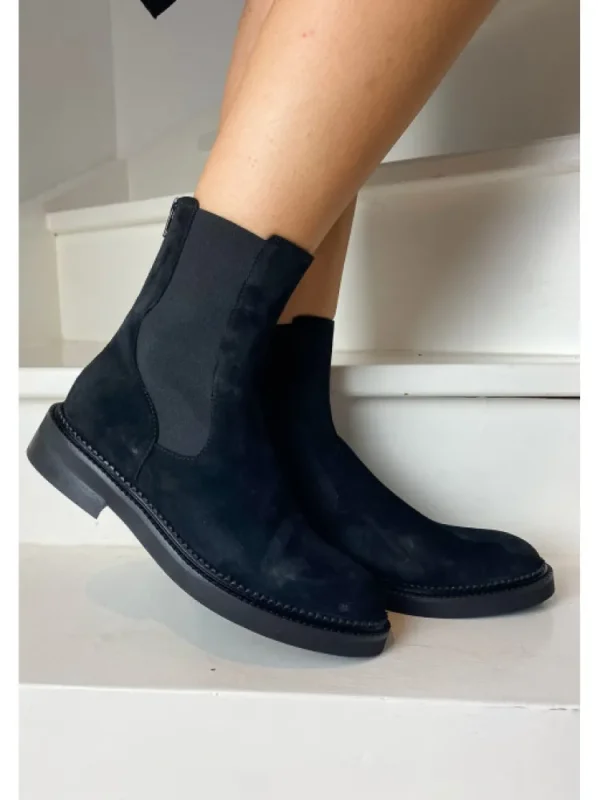 Femme Semerdjian Bottines^-Bottines E320E4 Camoscio Nero