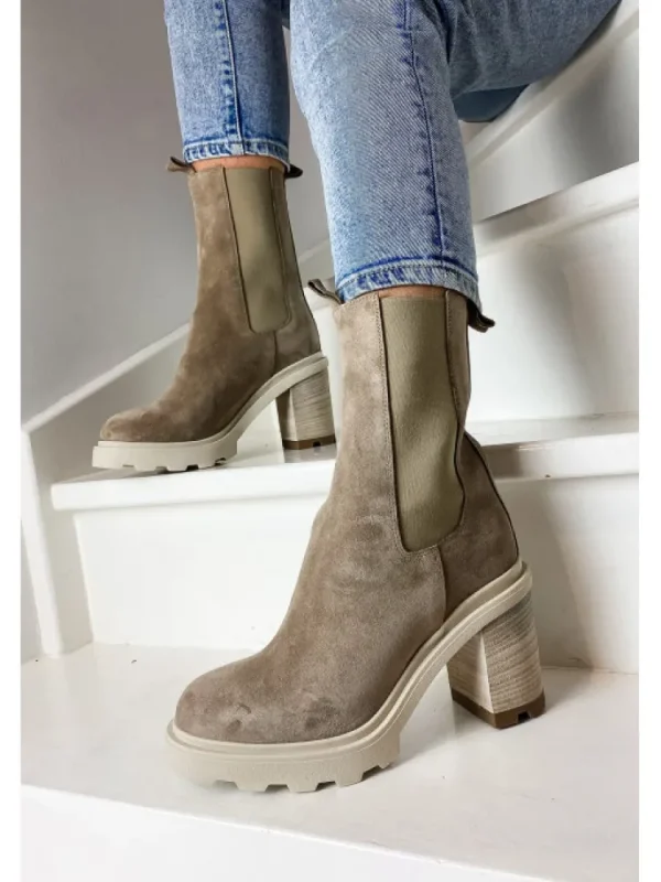 Femme Semerdjian Bottines^-Bottines E544E1 Camoscio Corda