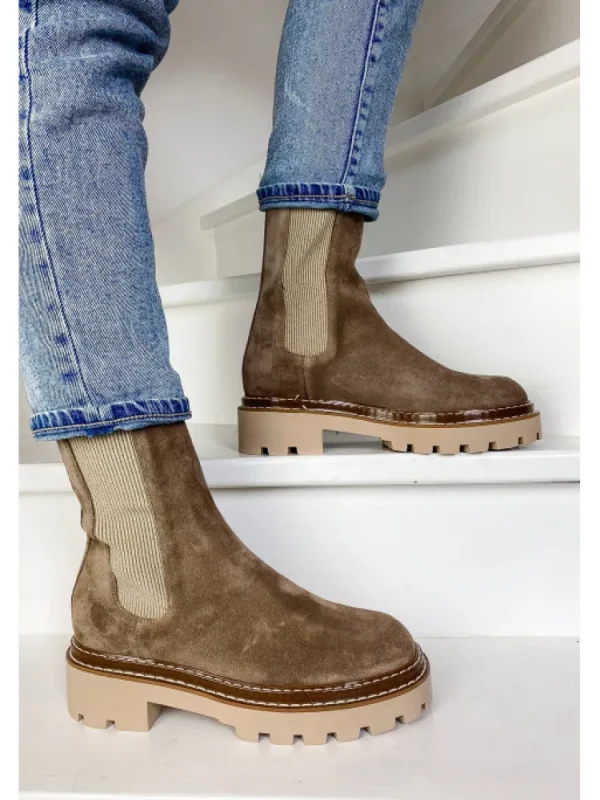 Femme Semerdjian Bottines^-Bottines E449E2 Camoscio Corda
