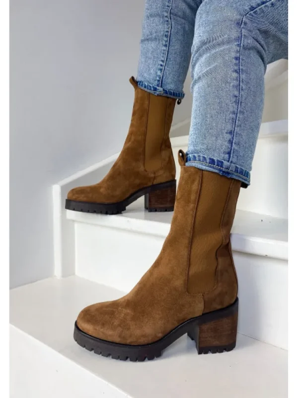 Femme Semerdjian Bottines^-Bottines E228E3 Camoscio Fox