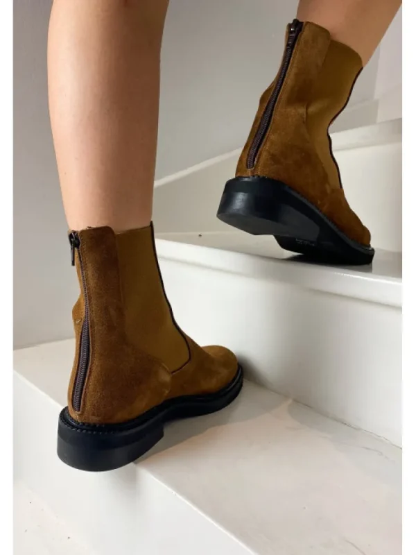 Femme Semerdjian Bottines^-Bottines E320E4 Camoscio Fox