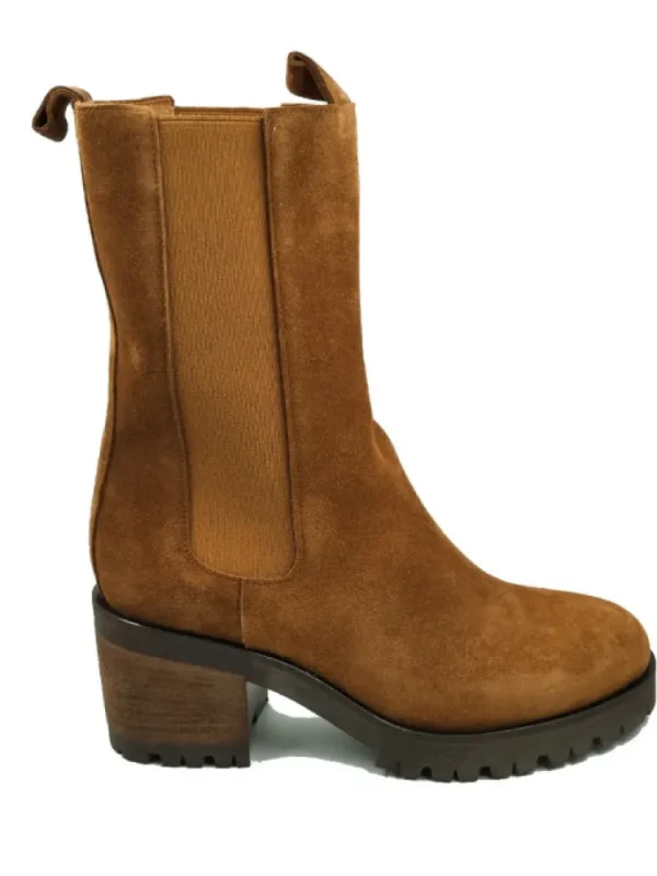 Femme Semerdjian Bottines^-Bottines E228E3 Camoscio Fox