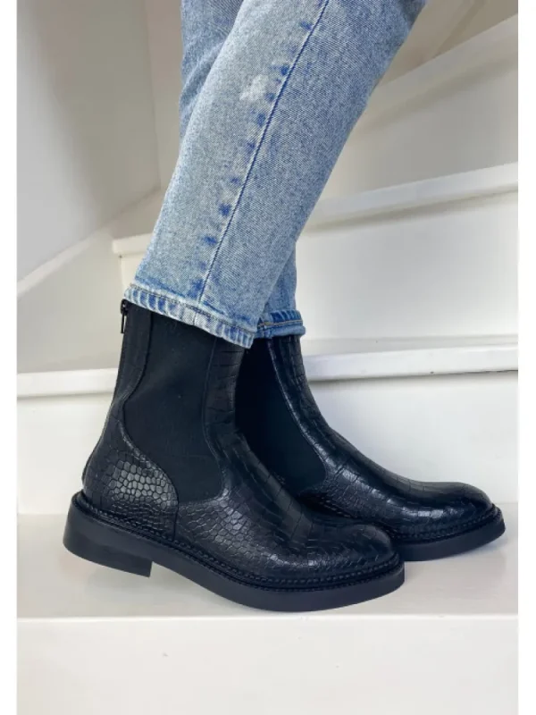 Femme Semerdjian Bottines^-Bottines E320E4 Cocco Nero