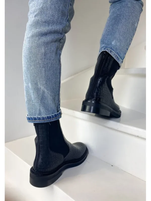 Femme Semerdjian Bottines^-Bottines E320E4 Cocco Nero