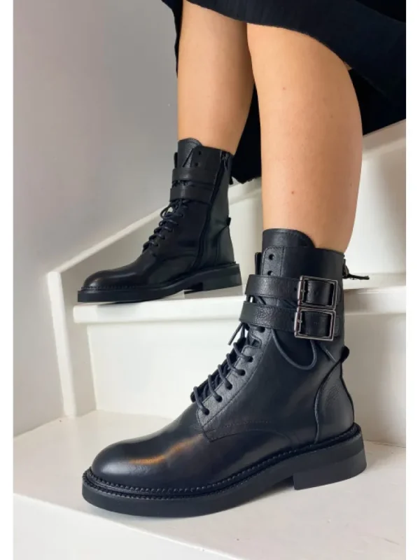 Femme Semerdjian Bottines^-Bottines E320E9 Gange Nero
