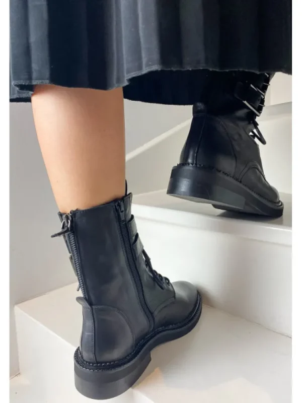 Femme Semerdjian Bottines^-Bottines E320E9 Gange Nero