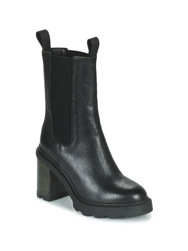 Femme Semerdjian Bottines^-Bottines E544E1 Gange Nero