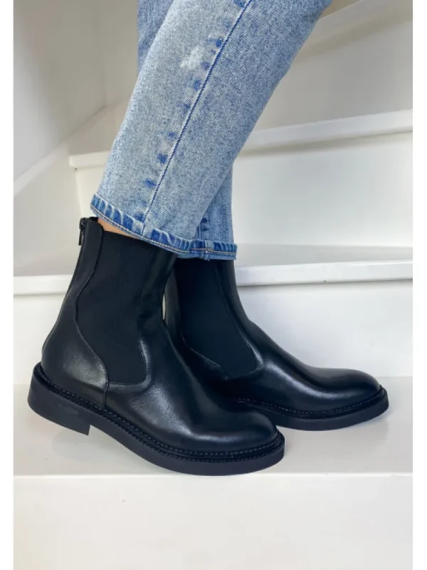 Femme Semerdjian Bottines^-Bottines E320E4 Gange Nero