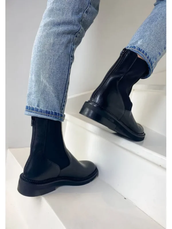 Femme Semerdjian Bottines^-Bottines E320E4 Gange Nero