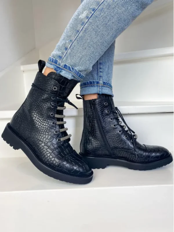 Femme Semerdjian Bottines^-Bottines E907R2 Cocco Nero