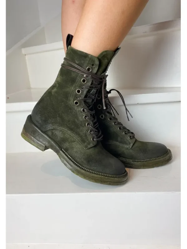 Femme Semerdjian Bottines^-Bottines F227K1 Camoscio Kaki