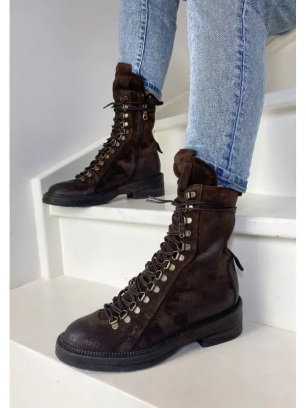 Femme Semerdjian Bottines^-Bottines F227K22 Camoscio Cotto