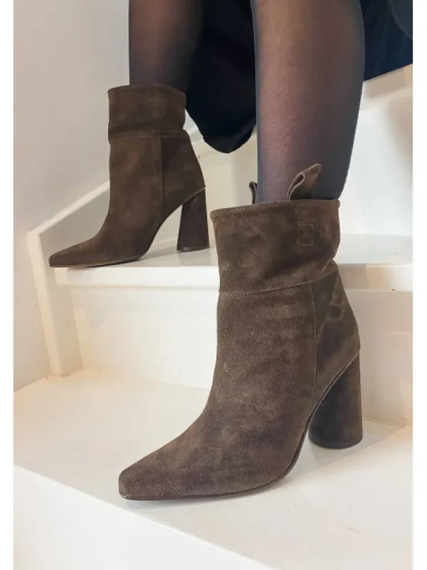 Femme Semerdjian Bottines^-Bottines F333K1 Camoscio Cotto